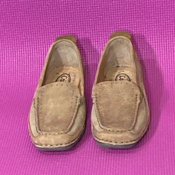 Corkies Women's Tan Suede Leather w/Cork Insoles Slip On Loafer Shoes - Size 6.5 - Picture 4 of 10